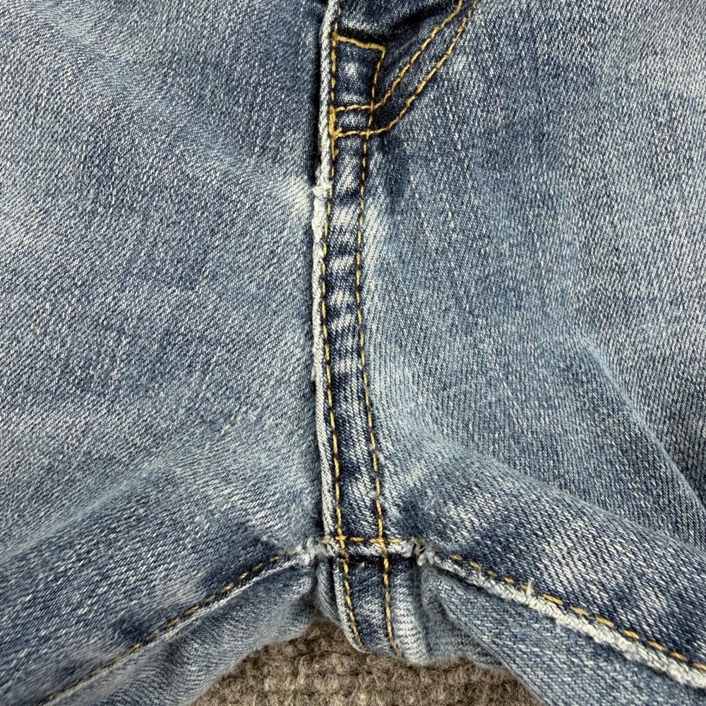 Fidelity Jeans Mens 34 (Fits 32x33.5) Blue Torino Slim Fit Cruz Stretch *FADED - Picture 4 of 16